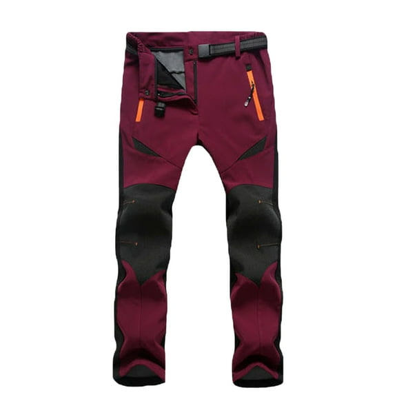 Babysbule Womens Winter Snow Pants Women's Warm Insulated Bib Overalls Printing Pocket Trousers