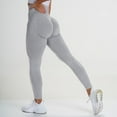 thumbnail image 1 of Babysbule Womens Yoga Pants Women's Pure Color Hip-lifting Sports Fitness Running High-waist Yoga Pants, 1 of 4
