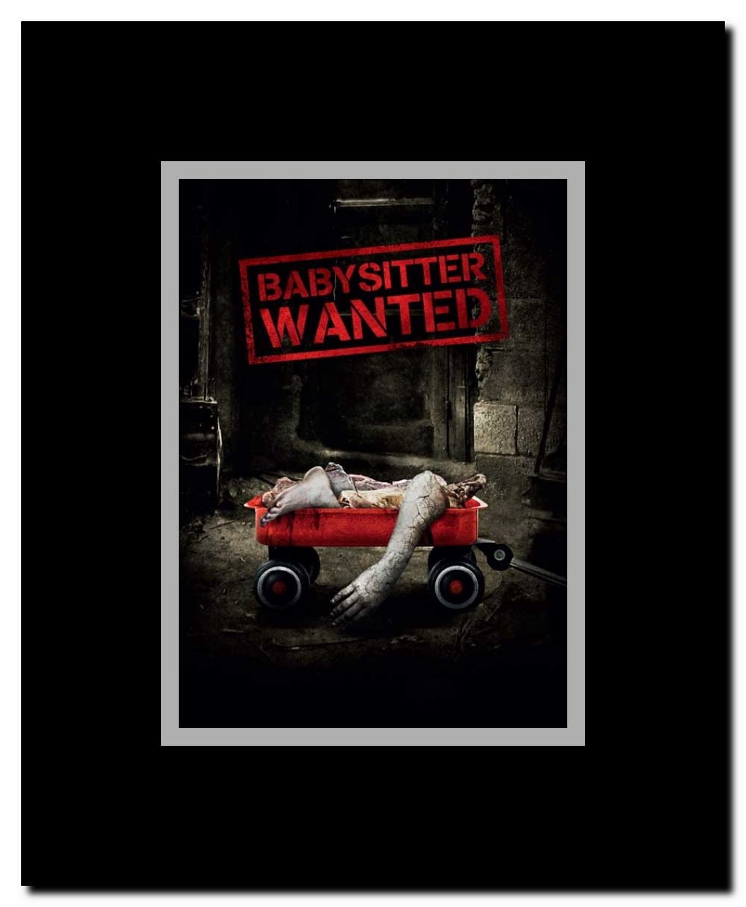 Babysitter Wanted Framed Movie Poster