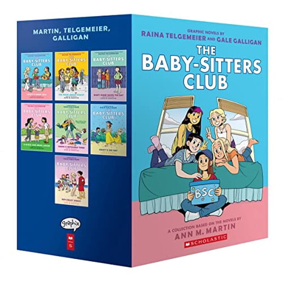 Pre-Owned The Baby-Sitters Club Graphic Novel Box Set 1-7 by Ann M. Martin (Paperback)