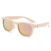 Babysunnies Peach Polarized Kids Sunglasses UV400 Flexible Frame Ages 3 8 Lightweight Unbreakable