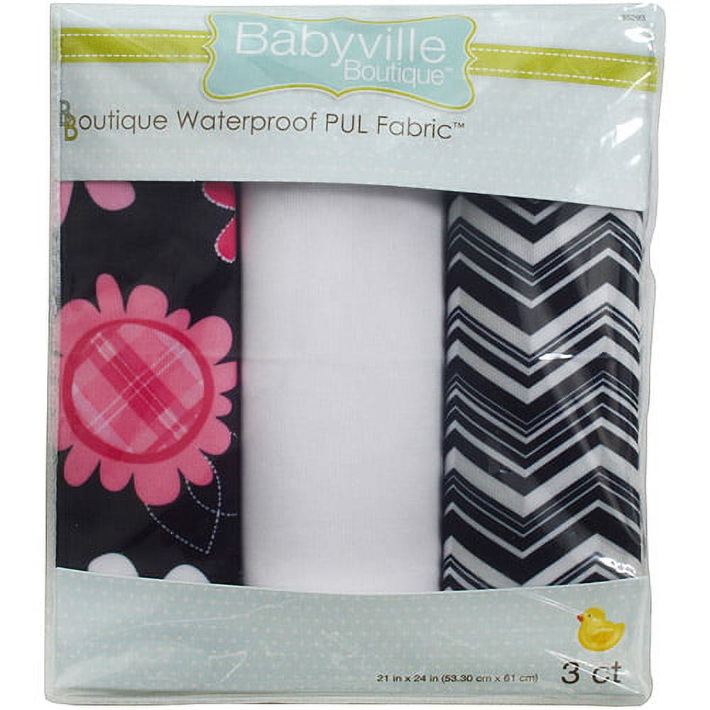 Babyville PUL Waterproof Diaper Fabric 21X24 Cuts 3/Pkg-Li