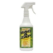 Bac-Azap Organic Odor Eliminator - Ready-To-Use Spray - Case 12 x 32 fl oz Bottles by Nisus Corporation