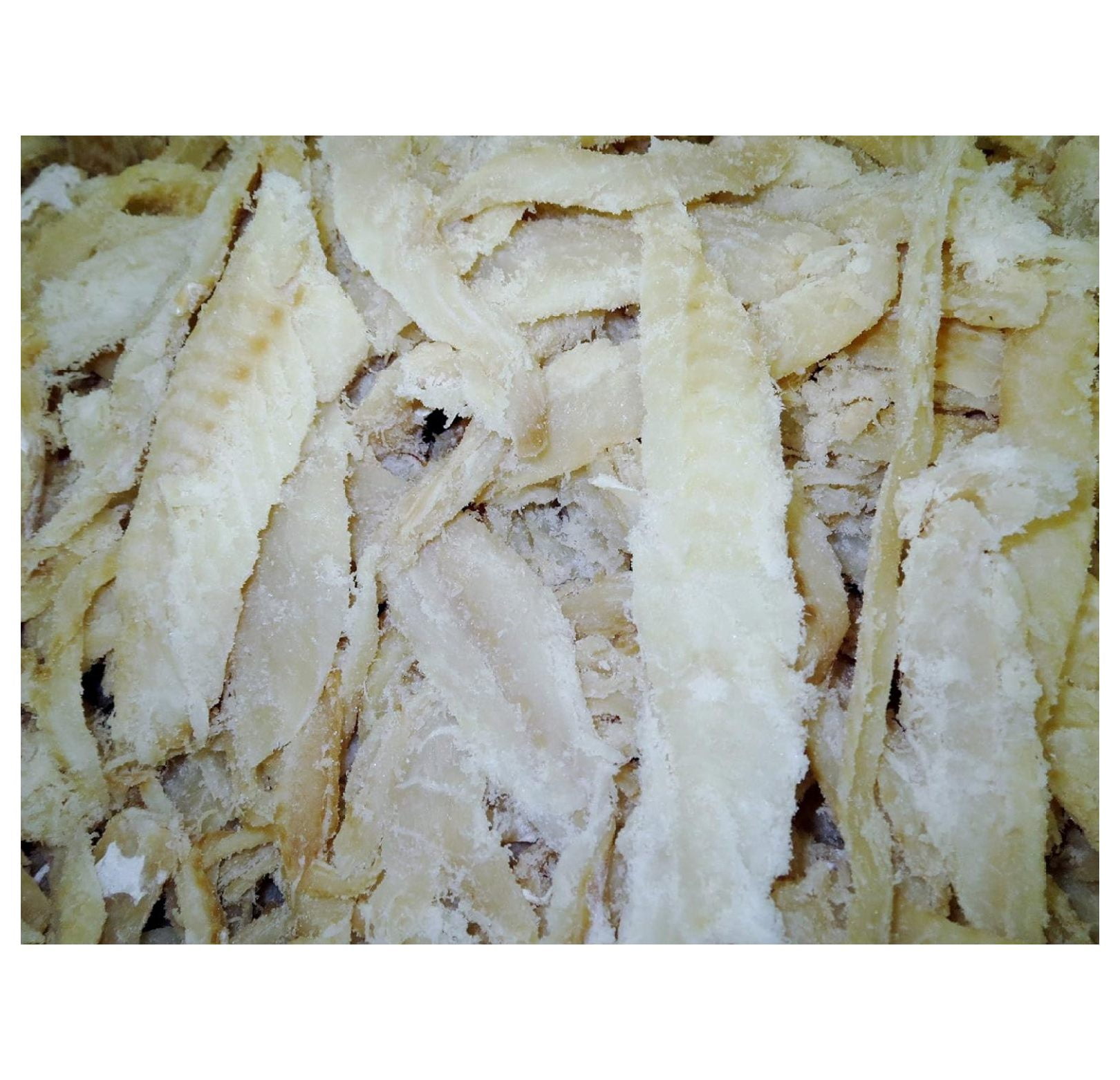 Bacalhau Bacalao Dry Salted Cod Pieces, No Bone No Skin