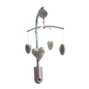 Bacati - Aztec Love Grey/Mint Musical Baby Crib Mobile