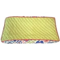 thumbnail image 1 of Bacati - Botanical Pink/Aqua/Fuchsia/Green Girls Quilted Changing Pad Cover, 1 of 2