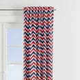 thumbnail image 1 of Bacati Curtain Panel Blue/Red Zigzag Mix N Match, 1.0 CT, 1 of 3