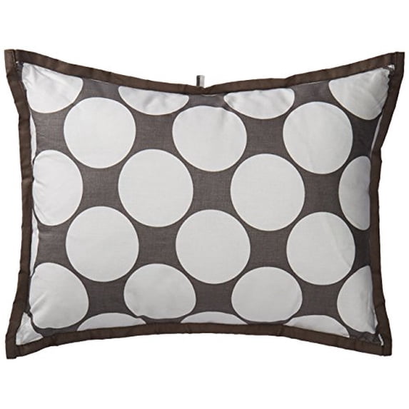 Dots/Pin Stripes Grey/Yellow Dec Pillow