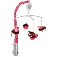 thumbnail image 1 of Bacati - Ladybugs Pink/Chocolate Musical Baby Crib Mobile, 1 of 7