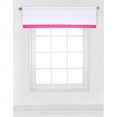 thumbnail image 1 of Bacati - MixNMatch Band Window Valance 15"x54" 100% Cotton Percale Fabrics, Pink, 1 of 4