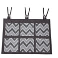 thumbnail image 1 of Bacati - MixNMatch Grey Zigzag, Wall/Crib Storage Organizer, 1 of 3