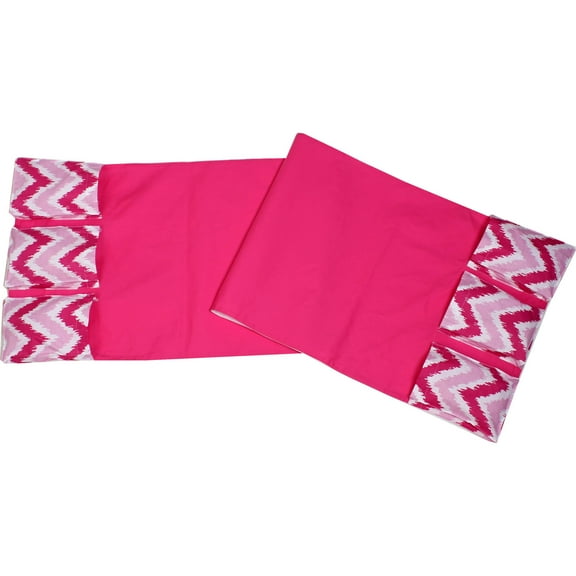 Bacati - MixNMatch Pink Zigzag, Changing Table Storage Runner