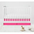 thumbnail image 1 of Bacati - Multiple Options of Crib or Toddler Bed Skirt or Dust Ruffle 100% Cotton Percale, Mix N Match Pin Dots, 1 of 36