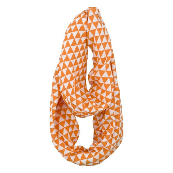 Bacati Muslin Nursing Scarf, Liam Aztec Orange Triangles, 1.0 CT
