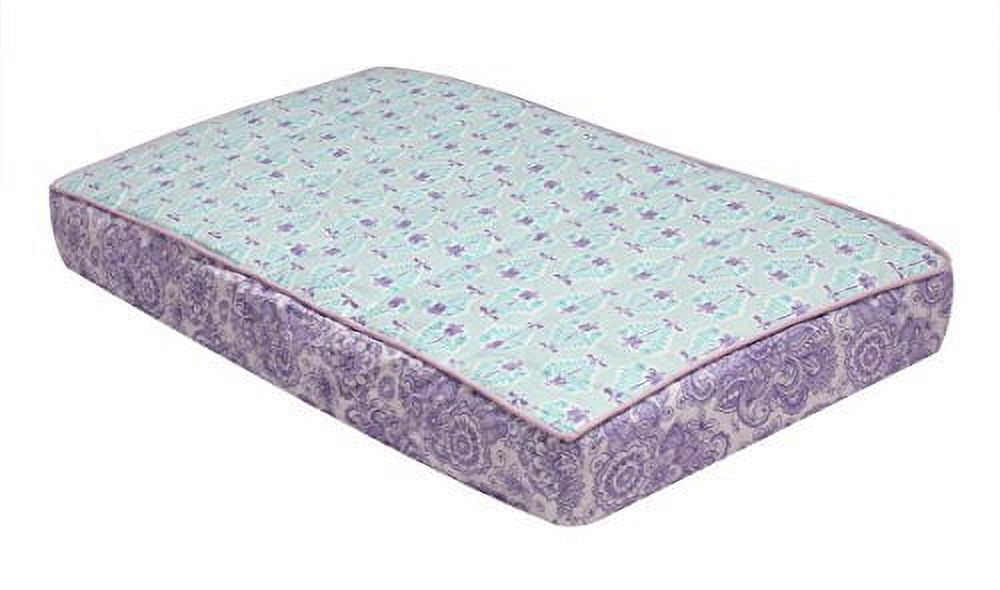 Bacati - Paisley Floral Quilted Changing Pad Cover (Lilac/Purple/Aqua Floret)