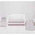 thumbnail image 1 of Bacati - Paisley Petals Floral 4-Piece Muslin Crib Bedding Set with Sleep Sack - Lilac Girls, 1 of 8