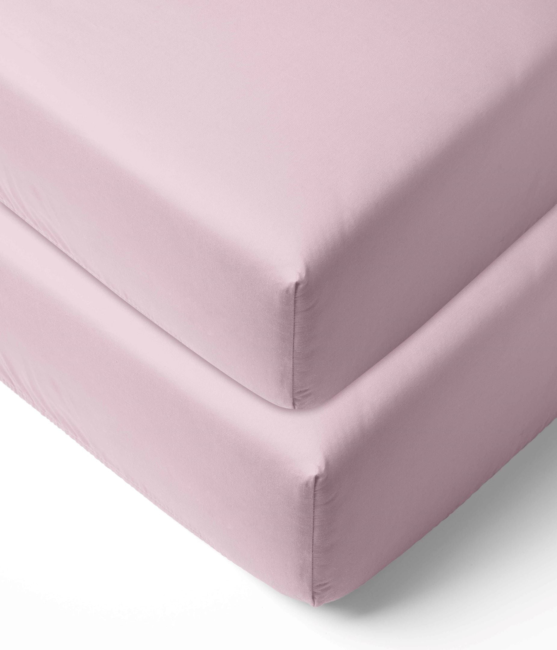 Bacati - Solid Crib or Toddler Bed Fitted Sheet 100% Cotton Percale