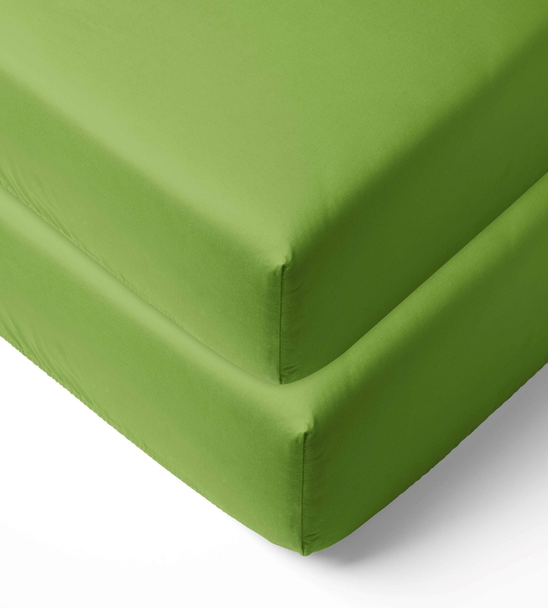 Bacati - Solid Crib or Toddler Bed Fitted Sheet 100% Cotton Percale