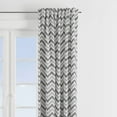 thumbnail image 1 of Bacati Stripes Rod Pocket Blackout Curtain Panel, 42 in x 84 in, 1 of 3