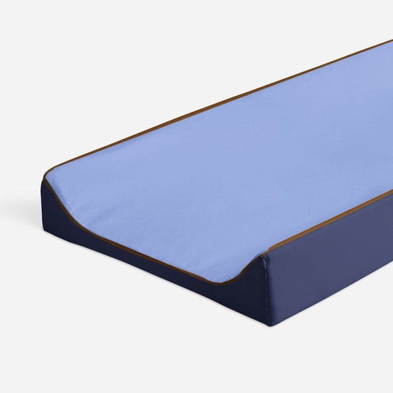 Bacati - Transportation Quilted Changing Pad Cover, Infant Boys, Blue