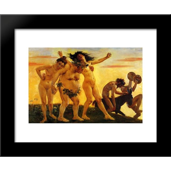 Baccants Returning Home 20x24 Framed Art Print by Lovis Corinth
