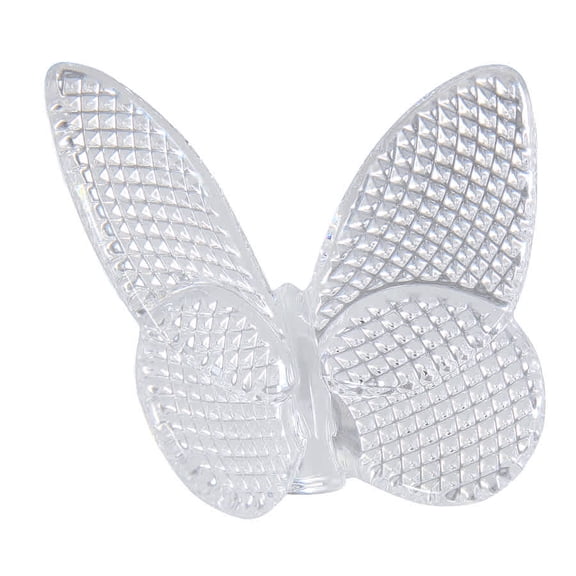 Baccarat Crystal Diamond Pattern Butterfly