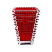 Baccarat Eye Red Small Rectangular Vase 2802298