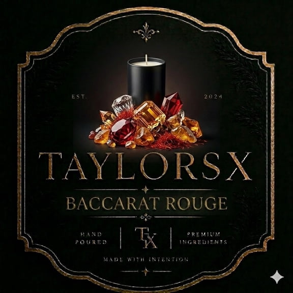 Baccarat Rouge Scented Candles (6Ounces)