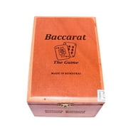 Baccarat The Game Belicoso Havana Empty Wood Cigar Box 6.5 x 4.5 x 4