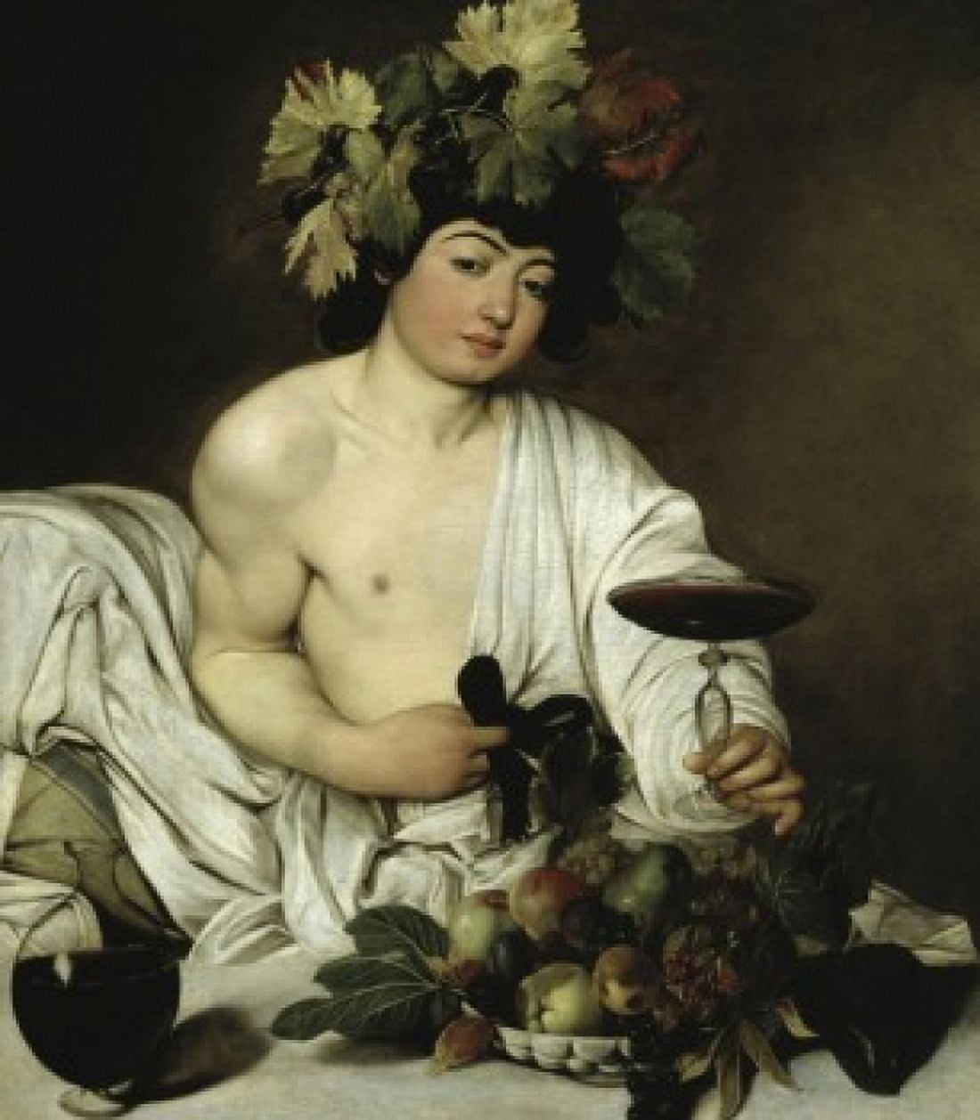 Bacchus 1596 Michelangelo Merisi da Caravaggio (1573-1610 Italian) Oil on canvas Galleria degli Uffizi Florence Italy Canvas Art - Michelangelo Merisi da Caravaggio (18 x 24)
