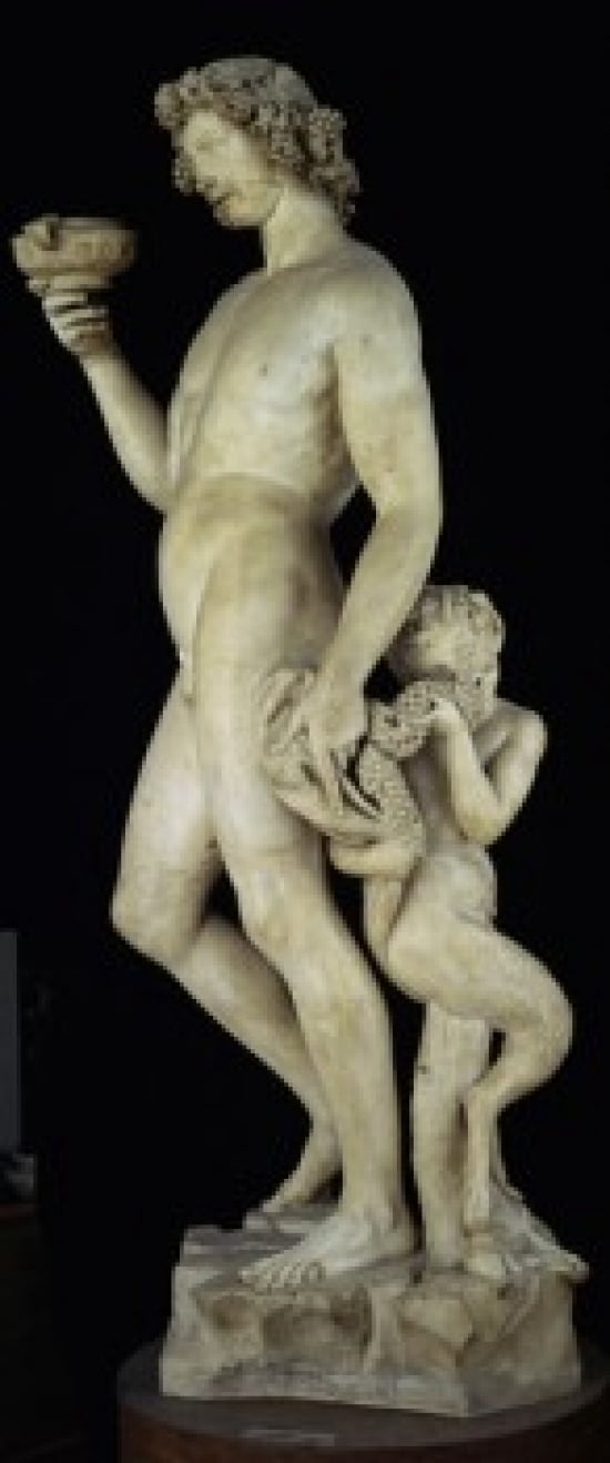 Bacchus Michelangelo Buonarroti (1475-1564Italian) Bargello National Museum Florence Italy Canvas Art - Michelangelo Buonarroti (18 x 24)