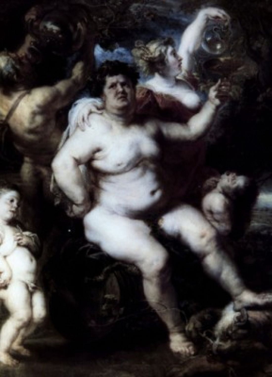 Bacchus by Peter Paul Rubens 1640 1577-1640 Canvas Art - Peter Paul Rubens (18 x 24)