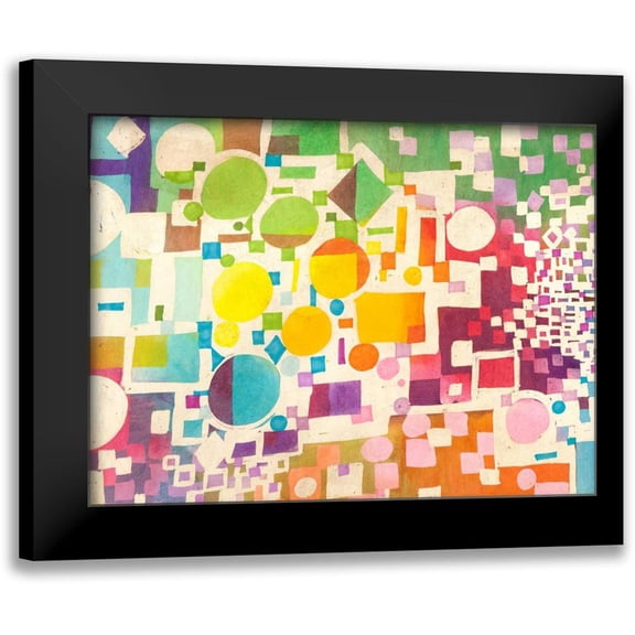 Bacci, Leonardo 14x12 Black Modern Framed Museum Art Print Titled - Multiculti