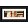 thumbnail image 1 of Bacci, Leonardo 14x7 Black Ornate Wood Framed with Double Matting Museum Art Print Titled - Respiro, 1 of 4