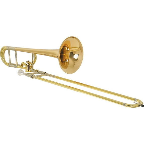 Bach 42A Stradivarius Trombone with Hagmann Valve 42AG Gold Brass Bell Standard Slide