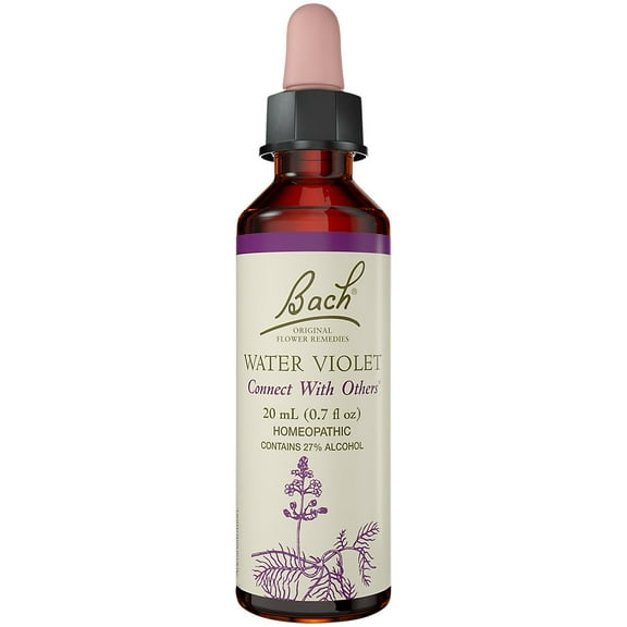 Bach Original Flower Remedies 20mL Dropper, Water Violet