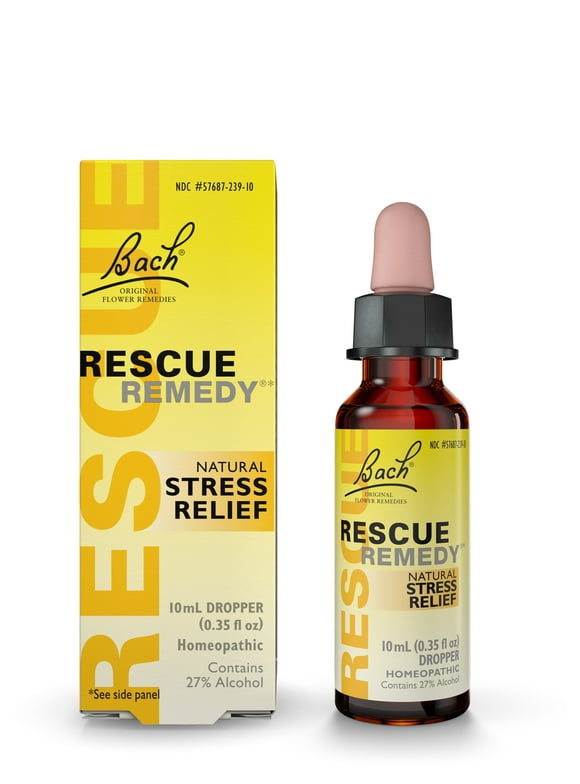 Bach Flower Remedies Rescue Remedy Stress Relief Tincure - 0.35 Fl Oz