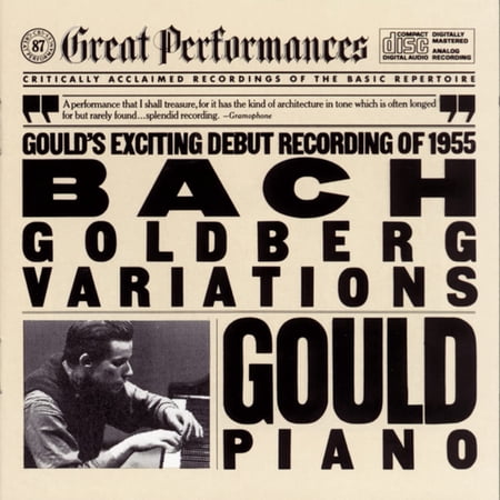 Bach: Goldberg Variations (CD) by Glenn Gould (piano)