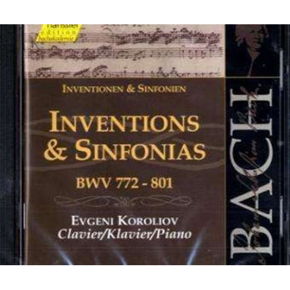 Bach: Iventions & Sinfonias, BWV772-801