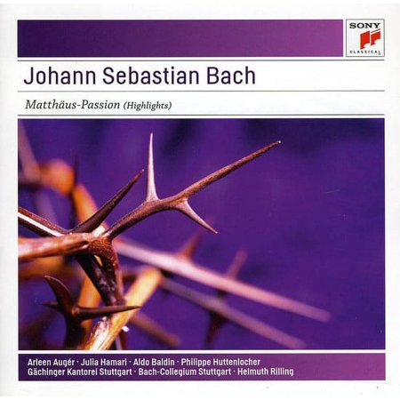 Bach,J.S. / Bach-Collegium Stuttgart / Rilling - Matthaus-Passion (Highlights) - Music & Performance - CD