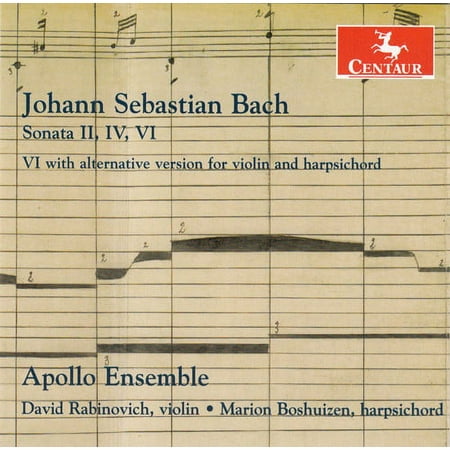 Bach,J.S. / Rabinovich / Boshuizen - Sons for Violin & Harpsichord - Music & Performance - CD
