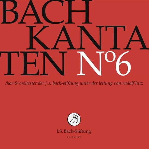 Bach,J.S. / Stiftung / Lutz - Cantatas 6 - Music & Performance - CD