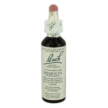 Bach Original Flower Essences For Naturally Occurring Nervous Tension, Mimulus, 20 Ml, 2 Pack