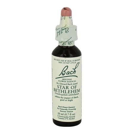 Bach Original Flower Essences For Naturally Occurring Nervous Tension Star Of Bethlehem 20 Ml
