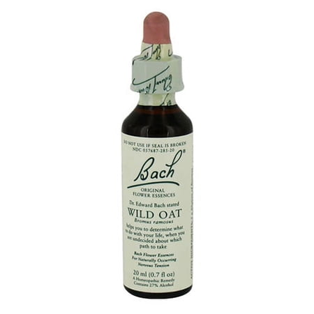 Bach Original Flower Essences For Naturally Occurring Nervous Tension, Wild Oat, 20 Ml, 2 Pack