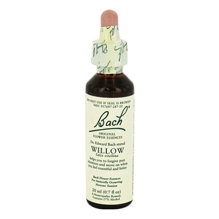 Bach Original Flower Essences For Naturally Occurring Nervous Tension, Willow, 20 Ml, 2 Pack