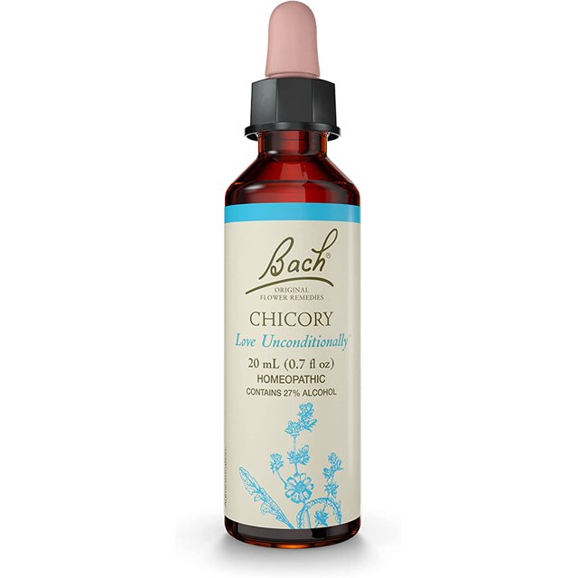 Bach Original Flower Remedies, Chicory for Unconditional Love, Natural