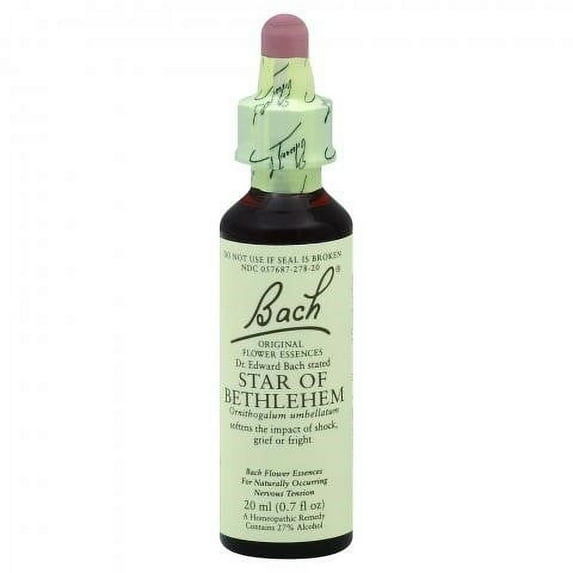 Bach Original Flower Remedies Drops, Star of Bethlehem, 0.7 Fl Oz