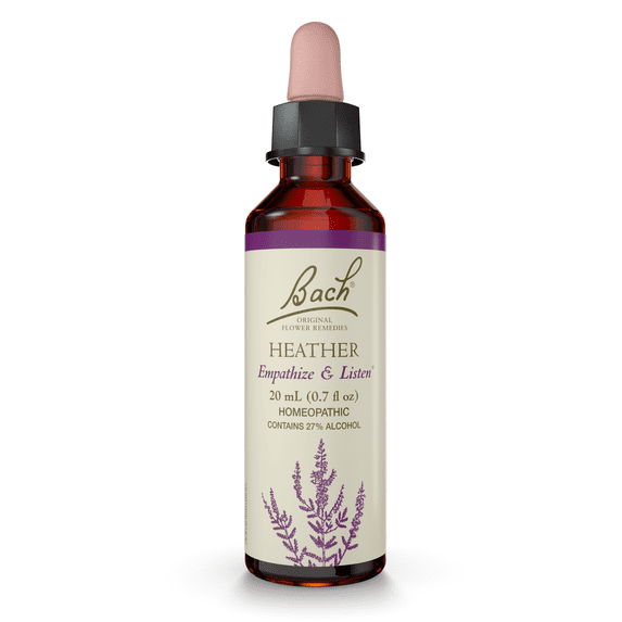 Bach Original Flower Remedies, Heather - 20 mL Dropper