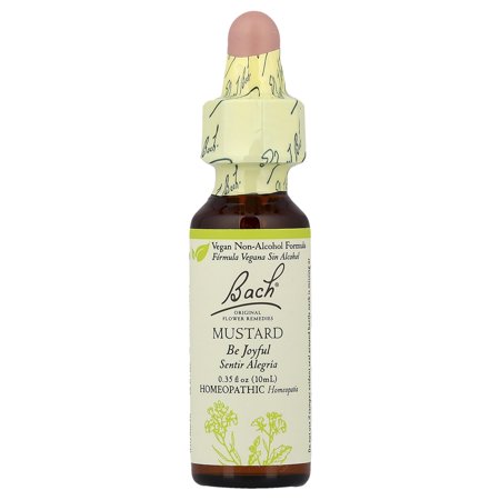Bach Original Flower Remedies, Mustard, 0.35 fl oz (10 ml)